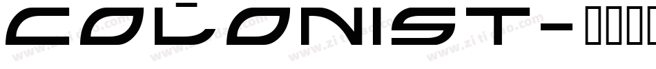 COLONIST字体转换