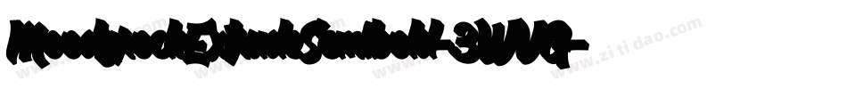 MoodyrockExtrudeSemibold-3WVG字体转换 MoodyrockExtrudeSemibold-3WVG字体转换