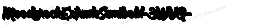 MoodyrockExtrudeSemibold-3WVG字体转换 MoodyrockExtrudeSemibold-3WVG字体转换