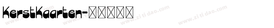 KerstKaarten字体转换