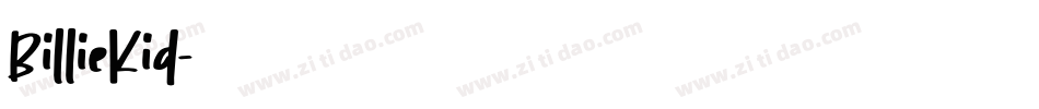 BillieKid字体转换