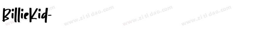 BillieKid字体转换