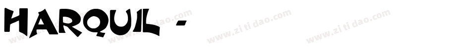 HARQUIL_字体转换