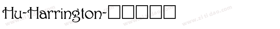 Hu-Harrington字体转换