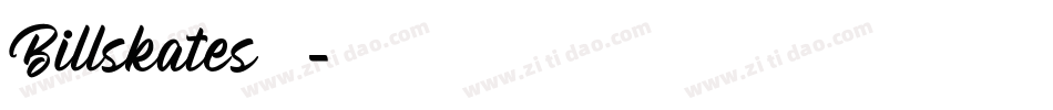 Billskates手机版字体转换