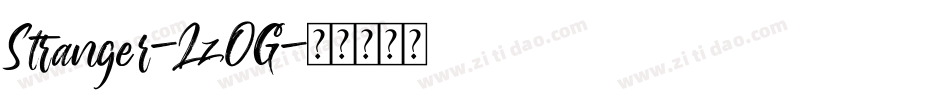 Stranger-LzOG字体转换