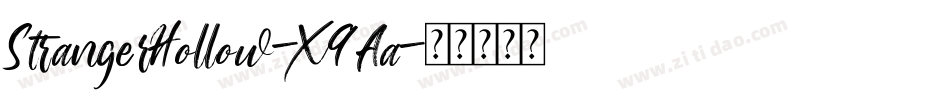 StrangerHollow-X9Aa字体转换