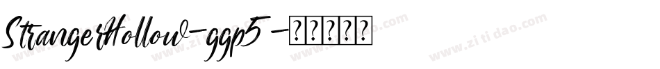 StrangerHollow-ggp5字体转换