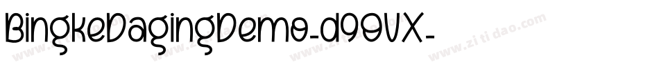 BingkeDagingDemo-d9OVX字体转换