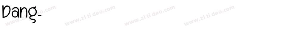 Dang字体转换