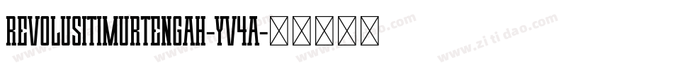 RevolusiTimurTengah-Yv4a字体转换