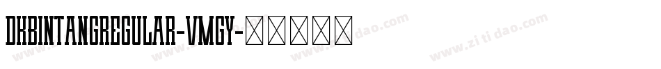 DkBintangRegular-Vmgy字体转换