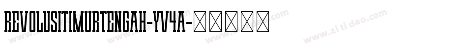 RevolusiTimurTengah-Yv4a字体转换