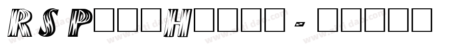RSParkHaven字体转换