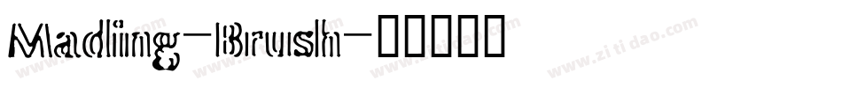 Mading-Brush字体转换