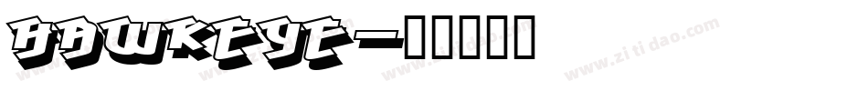 Hawkeye字体转换