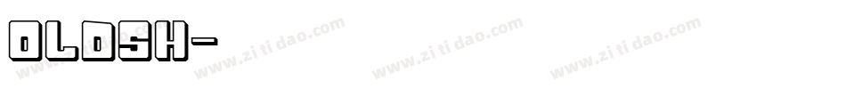OLDSH字体转换