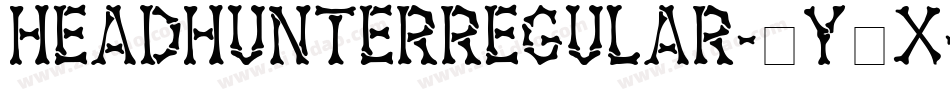 HeadhunterRegular-6Y1x字体转换