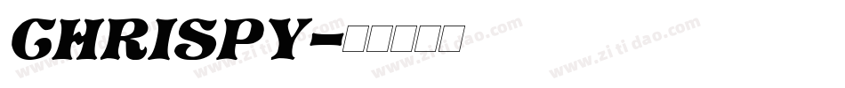 Chrispy字体转换