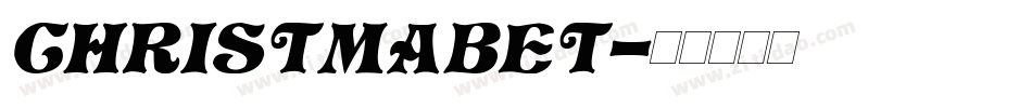 Christmabet字体转换