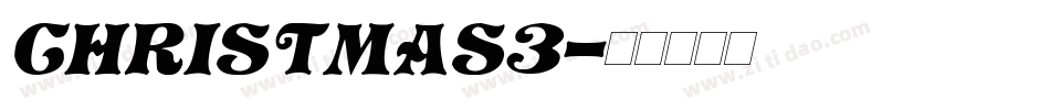 Christmas3字体转换