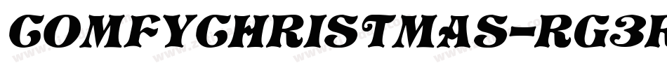 ComfyChristmas-rg3Rp字体转换