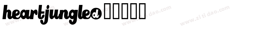 Heartjungle字体转换