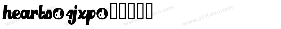 Hearts-4jxp字体转换