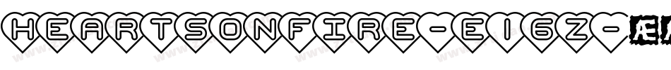 HeartsOnFire-E16z字体转换