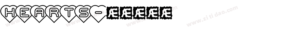 Hearts字体转换