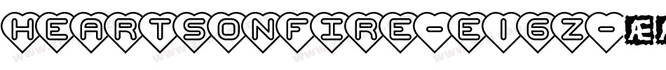 HeartsOnFire-E16z字体转换