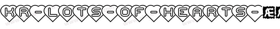 KR-Lots-of-Hearts字体转换