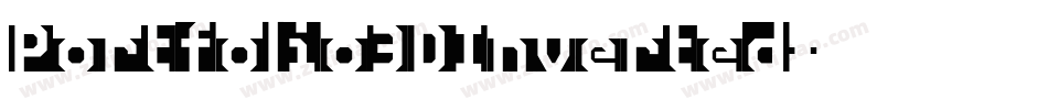 Portfolio3DInverted字体转换