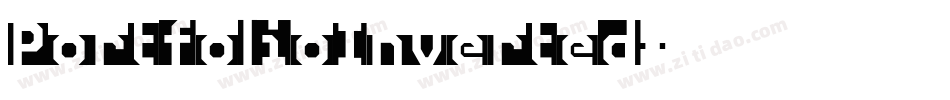 PortfolioInverted字体转换