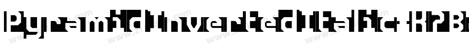 PyramidInvertedItalic-K7Bao字体转换