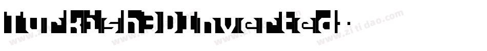 Turkish3DInverted字体转换