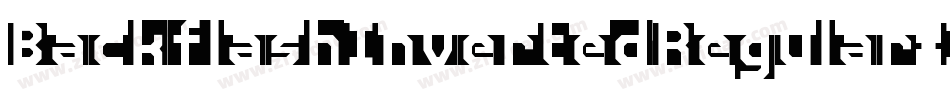 BackflashInvertedRegular-3q3z字体转换
