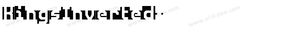 KingsInverted字体转换
