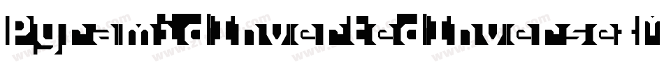PyramidInvertedInverse-MVY9e字体转换