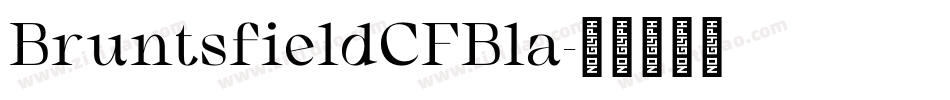BruntsfieldCFBla字体转换