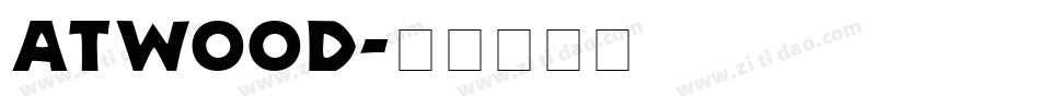 Atwood字体转换