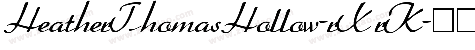 HeatherThomasHollow-rXrK字体转换