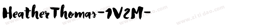 HeatherThomas-1V2M字体转换