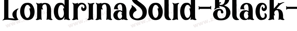 LondrinaSolid-Black字体转换