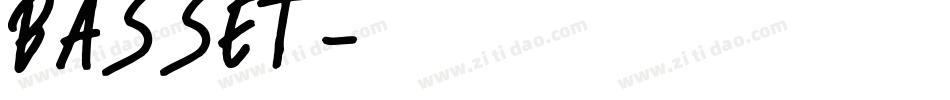 BASSET字体转换