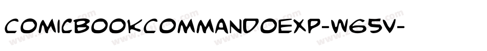 ComicBookCommandoExp-W65v字体转换