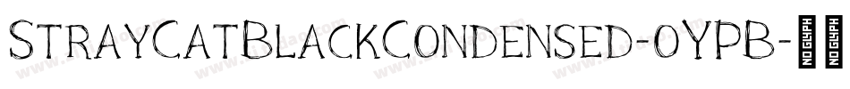 StrayCatBlackCondensed-oYPB字体转换