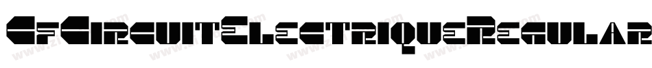 CfCircuitElectriqueRegular-doYV字体转换
