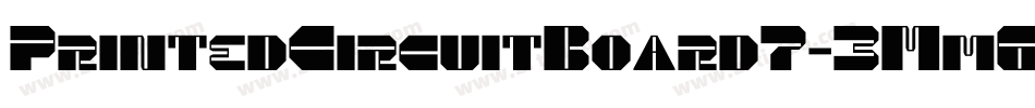 PrintedCircuitBoard7-3Mm6字体转换