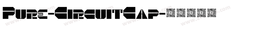 Pure-CircuitCap字体转换